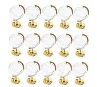 BCOATH 20 pièces Boîtes à Bonbons Petites Décoratives Forme de Globe Doré Lot de Boîtes de Rangement Élégantes pour Cadeaux pour Mariage et Shower