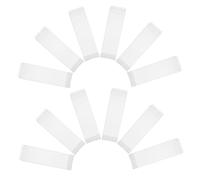 BCOATH 20 Pièces Doll Showcase Box Coffre de Rangement Carie d'affichage pour Les Statues boîtier de Rangement de Jouets Cas de Chiffre en Vinyle Pet Transparent