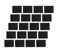 BCOATH 21 Pièces Tableau Ardoise Double Face Petit Tableau Noir Effaçable In pour Restauration Panneau Message Réutilisable pour Menus Boissons et Signalétique Décorative