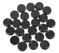 BCOATH 24 pièces Boîtes Conserve Aluminium Rondes avec Couvercle à Vis Bouchon pour Rangement Cosmétique Bougies Perles et DIY Rechargeables