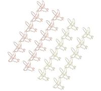 BCOATH 24pièces Trombones Décoratifs Abeille Dorée Petites Pinces Métalliques Créatives pour Bureau Clips pour Cartes Notes et Tickets