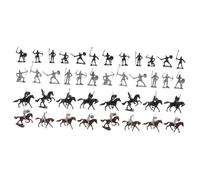 BCOATH 2ensembles Figurines Miniatures De Et Soldats Ensemble pour Jeux De Rôle Et Décoration De Table De Sable Figurines De Personnages pour Adultes