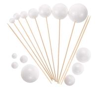 BCOATH 2ensembles Kit Maquette Système Solaire Boules Polystyrène avec Bâtons Accessoires Planètes pour Projets Scientifiques et Scolaires Garçon Fille