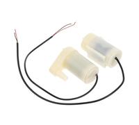 BCOATH 2pcs Mini Pompe à Eau Submersible en Plastique Blanc pour Aquariums et Fontaines Solaires, Haute Efficacité, Longue Durée, Faible Bruit
