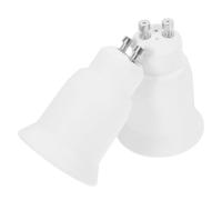 BCOATH 2pièces Adaptateur Douille vers Céramique Convertisseur Support Ampoule LED Résistant Haute Température Installation Facile sans Outils Compatible Lampes Standard et LED