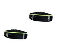 BCOATH 2pièces Ceinture De Course Ultra-Fine Élastique avec Réfléchissantes Sacoche Étanche pour Smartphone Et Accessoires pour Jogging Fitness Et Activités De Plein Air