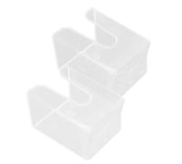 BCOATH 2pièces Jardinières Murales Transparentes pour Orchidées Pots Suspendus pour Plantes Intérieur avec Crochet Support Sécurisé et Design Clair pour Mur Décoration Moderne Maison