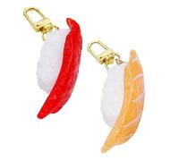 BCOATH 2pièces Pendant De Porte-clés Sushi Adorable Charm pour Sac à Dos Style Aléatoire