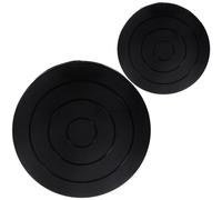 BCOATH 2pièces Plateau Tournant pour Poterie Base Rotative Plastique Stable et Polyvalente pour Argile Sculpture DIY et Modelage Facile pour Débutants