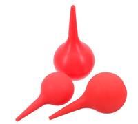 BCOATH 3 pièces Balles de Nettoyage Oreille avec Embouts Lisses Ampoules Caoutchouc Antidérapantes pour Lavage Auriculaire Sécurisé Kit Aspiration pour Toute la Famille