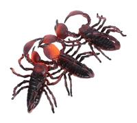 BCOATH 3 pièces Modèles Animaux Scorpion Réalistes Figurines Éducatives Colorées pour Garçon Fille Jouets Insectes Miniatures pour Apprentissage et Décoration