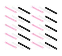 BCOATH 30 Paires Embouts Antidérapants Silicone pour Branches de Lunettes Protections Confortables pour Oreilles Anti-glisse pour Montures Variées Installation Facile Doux pour Peau