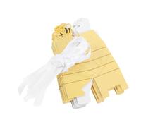 BCOATH 30 pièces Boîtes à Bonbons Forme Ruche Papier Contenants Friandises Écologiques pour Fêtes Mariages Showers avec Design Abeille Capacité Spacieuse et Montage Rapide