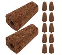 BCOATH 30 Pièces Éponges de Culture de Remplacement sans Terre Blocs de Substrat Hydroponique en Fibre de Coco et Terre de Tourbe pour Semis et Plantes Culture Hydroponique Réduisent