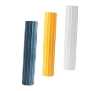 BCOATH 3pièces Étui De Voyage pour Brosse à Dents Et Dentifrice De Bleu Rangement Pratique Et Durable pour Vos Accessoires De Toilette