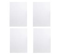 BCOATH 4 Pièces Bloc de Brouillon, Bloc-notes de Papier Blanc, Papier à Gratter pour Dessin Diy, Protection des Yeux, pour Étudiants et Garçon et Filles