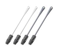 BCOATH 4 Pièces Brosse gobelet cusine cuisix Support pour de Boissons Outil de Nettoyage de verrerie goupillon Bouteille pour Lunettes Lave-Bouteille Gel de silice