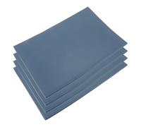 BCOATH 4 Pièces de Tuiles de Toit Imitation en PVC Bleu Ancien, Échelle 1/100, pour Décoration et Agencement de Mini-Maisons, Modèles Créatifs pour Bricolage et Décor de Table de Sable