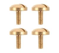 BCOATH 4 Pièces Kit de Vis de Réparation pour Saxophone Ténor en Métal Or, Accessoires Solide pour Entretien et Maintenance D'instruments à Vent Bois