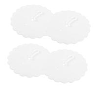 BCOATH 4 Pièces Lot de Crochets Adhésifs Plastique pour Lit à Baldaquin Support Plafond pour Moustiquaire Fixation sans Perçage Design Discret et Résistance Renforcée