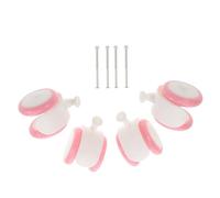 BCOATH 4 Pièces Roues De Marcheur Pour Tout-petits Pièces De Rechange Roues En Caoutchouc En Plastique Roulettes Roues De Marcheur Pour Enfants Pièces De Rechange Accessoires De Marcheur