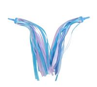 BCOATH 4 Pièces Rubans de Guidon, Plastique Polyester | Décoration pour Tricycles et Vélos Garçon et Filles, Installation Facile, Améliore la Visibilité, Filles et Garçons