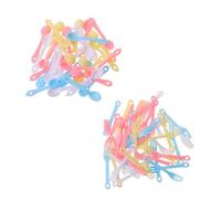 BCOATH 40 Ensembles Mini Set de Couverts Miniatures Colorés Cuillères et pour Décorations de Maison Miniature et Jeu Créatif