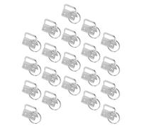 BCOATH 40 Pièces Clips en Fer pour Sangles de Paquet 25mm, Stabilité et Prévention Rouille, Accessoires pour Bricolage et Création DIY