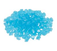 BCOATH 400 Pierres Décoratives Phosphorescentes Bleues en Résine, Gravier Lumineux pour Aquarium, Décoration de Jardin et Bassin, Lot de 400 Pcs, Cailloux Lumineux pour Décor D'aquarium