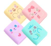 BCOATH 4pcs Taille-crayons Manuel Scolaire en Plastique Réutilisable, Outil pour Crayons, pour Fournitures Scolaires des Garçon et Filles Début du Semestre Style Plusieurs styles
