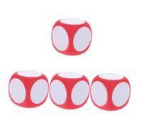 BCOATH 4pièces Dés Mousse Géants Effaçables à Sec Cubes De Vierges pour Éducation Outils Apprentissage pour Jouets Mousse Sûrs Et