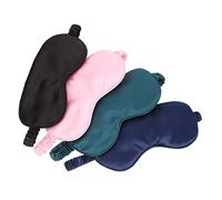 BCOATH 4pièces Masque De Sommeil Soie Avec Lumineuse Et Confortable Pour Maison Train
