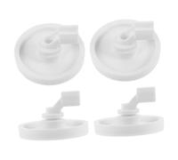 BCOATH 4pièces Roulette De Panier Inférieur De Lave-vaisselle Support De Poulie Pour Panier De Réparation De Lave-vaisselle