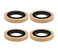 BCOATH 4rouleaux Bandes de Devises Papier Jaunes Sangles Monétaires pour Liens de Enveloppes Bancaires pour Organisation Rapide et Sécurisée des Espèces Banque et Bureau