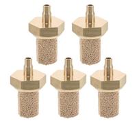 BCOATH 5 Pièces Buse en Cuivre pour Machine à Brouillard M5 Filtre pour Protection Tuyau D'huile, Diffuseur à Pierre à Air pour Effets Disco et Théâtres Intérieurs