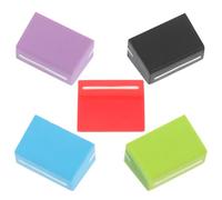 BCOATH 5 Pièces Capuchon de Fader de Console de Mixage 4mm en Caoutchouc | Contrôle Tactile Amélioré, Installation Rapide DIY, Codage Couleur Canal, pour Maintenance Audio et Visuelle