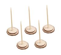 BCOATH 5 Pièces Support Sapin Noël Artificiel Bois Solide Base Stabile de Diamètre Accessoire Pied Sapin Noël pour Arbres Artificiels Montage Facile