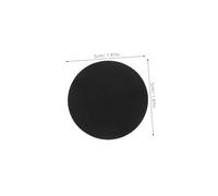 BCOATH 50 Feuilles Étiquettes Rondes Adhésives Noires Stickers Ronds Écrits pour Bureau Classe et Événements Pastilles Autocollantes Compactes pour Marquage et Organisation
