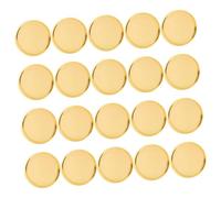 BCOATH 50 pièces Electroplated Solid Binding Buckles Discs for Loose-Leaf Notebook DIY Lightweight Planner Disque Reliure Champignon