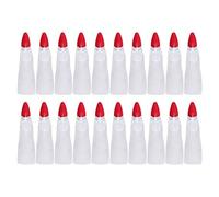 BCOATH 50 Pièces Faux Ongles Halloween DIY Blanc Lumineux Accessoires Déguisement Sorcière Doigts Couverture Effrayante pour Cosplay et Farces