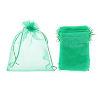 BCOATH 50 Pièces Filet à Fruits de Jardin à Cordon, Organza Vert