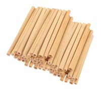 BCOATH 50 Tubes à Abeilles en Tiges de Jonc Naturel pour Nidification Extérieure, Légers et Faciles à Transporter, pour Jardin et Pollinisation des Abeilles