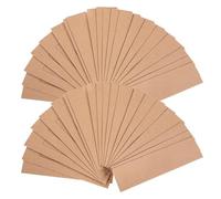 BCOATH 50pcs Paquet Kraft pour Stylos Ouverture Cristal, Étuis Simples en Papier pour Rangement et Protection des Stylos à Bille, pour Bureau et Présents