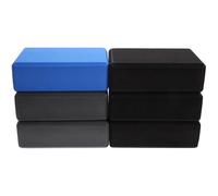 BCOATH 6 Pièces Bloc Yoga Mousse EVA Haute Densité Briques Pilates pour Entraînement Gym et Cours Yoga Accessoires Pratiques et Durables pour Femme Couleurs Aléatoires