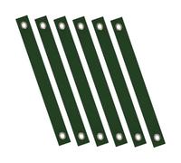 BCOATH 6 pièces Lot de Sangles de Soutien Nylon Vert pour Arbres en Croissance Attaches Résistantes pour Tuteurage Redressement des Plants et Protection Le Vent