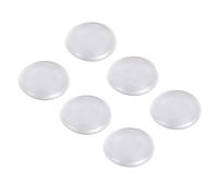 BCOATH 6 pièces Protecteur Mural Silicone Transparent Butée de Porte Autocollante Amortisseur pour Poignée et Mur Protège Chocs et Bruits Réutilisable