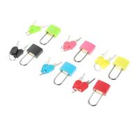 BCOATH 6 Sets de Cadenas à Clé Miniatures Anti-vol en Alliage de Cuivre pour Valise et Portes D'entrepôt, Résistants la Rouille, pour Décoration de Bateau