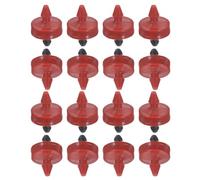 BCOATH 60 Pièces Goutteur D'irrigation en Plastique Rouge Résistant aux Intempéries pour Plantes à Racines Superficielles et Jeunes, Débit Constant pour Usage Extérieur et Vergers