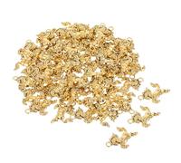BCOATH 60pièces Pendentifs Cheval Galopant Doré Breloques DIY pour Boucles Oreilles Bracelets et Décorations de Sac Charms Nouvel An Chinois