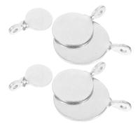 BCOATH 6pcs Cible Acier Manganèse pour Tir à l'arc, Accessoires de Tir Résistants aux Intempéries Design Suspendu, Pratique de Précision en Intérieur et Entraînement